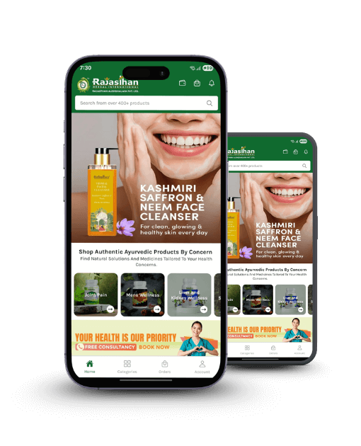 Rajasthan Herbal App Preview