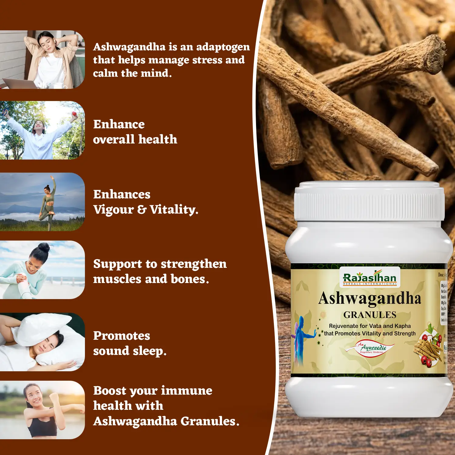 ashwagandha granules rajasthan herbal