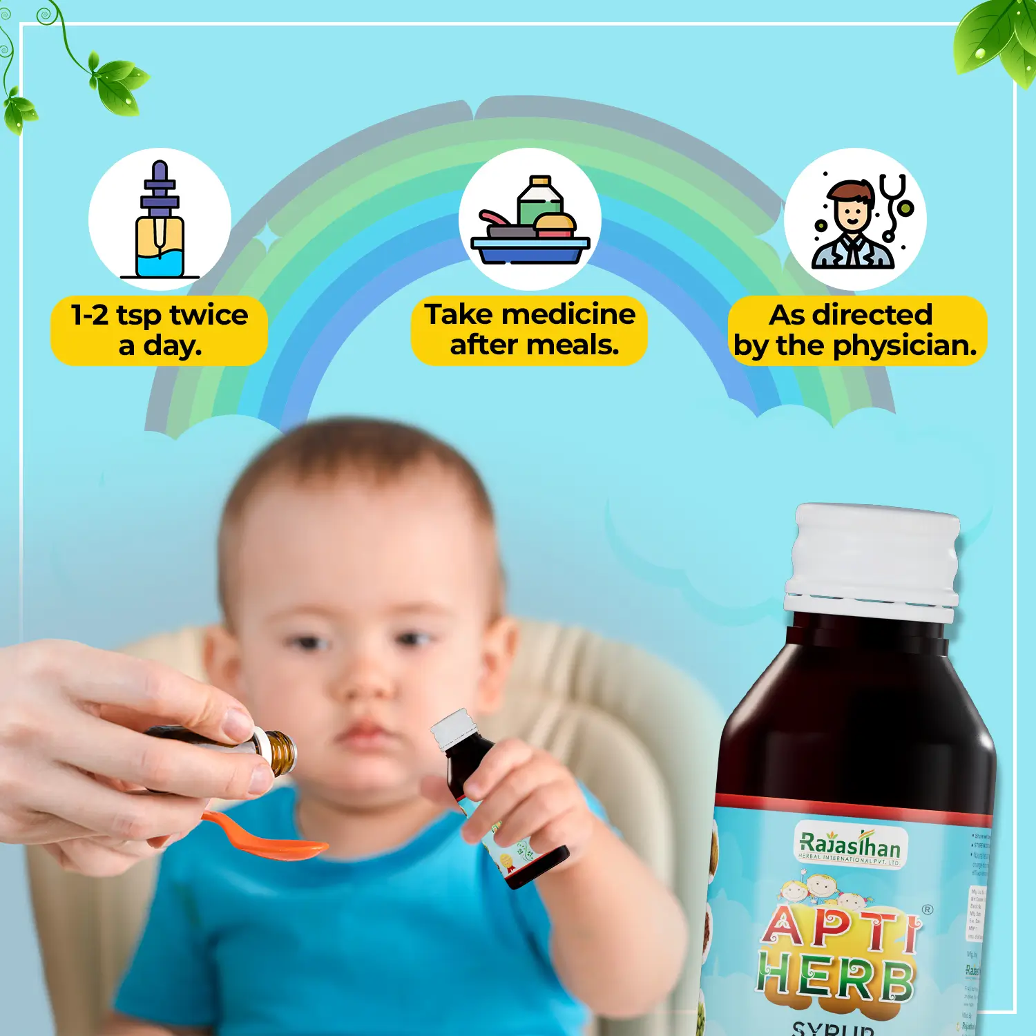 dosages of apti herb syrup