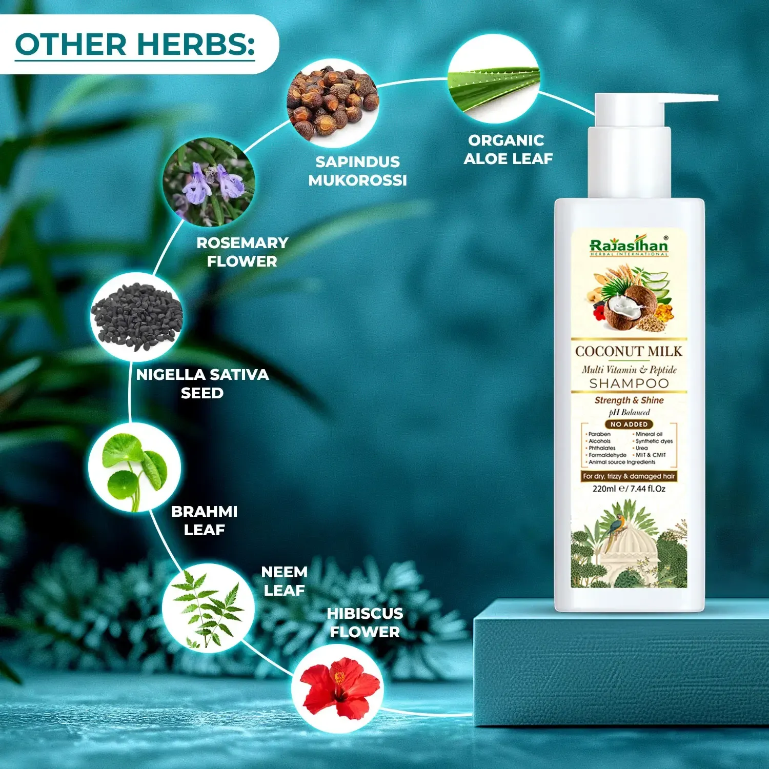herbs in coconut milk multi vitamin and peptide shampoo