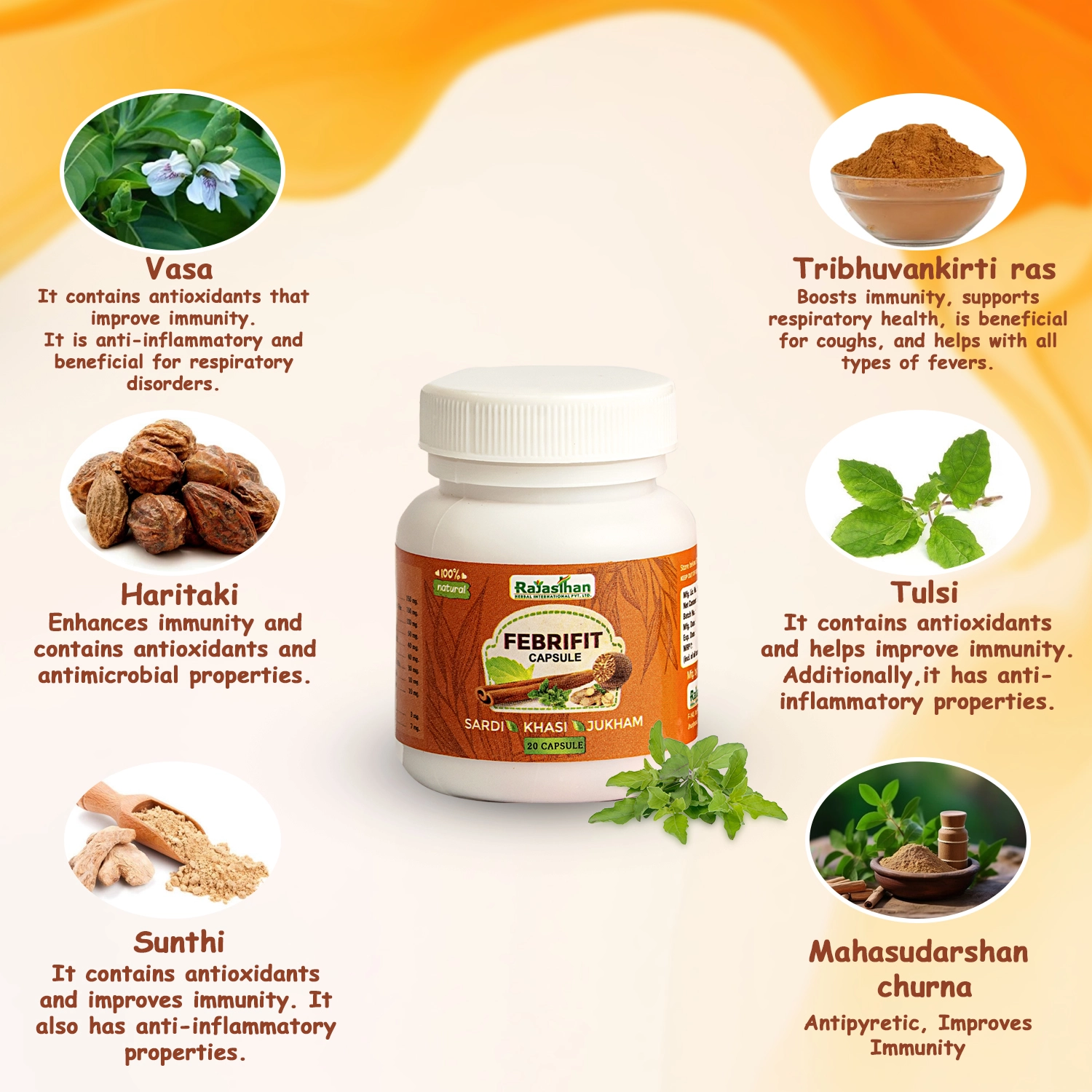 ingredients in febrifit capsule