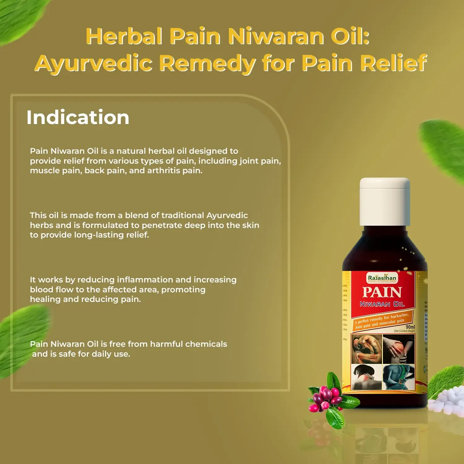 ayurvedic oil for muscular pain relief
