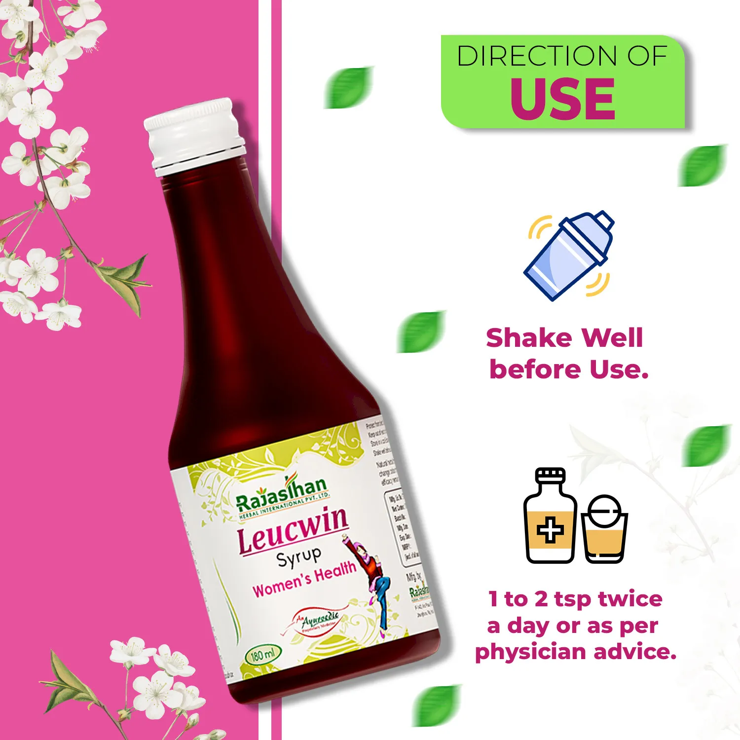 dosages of leucwin syrup