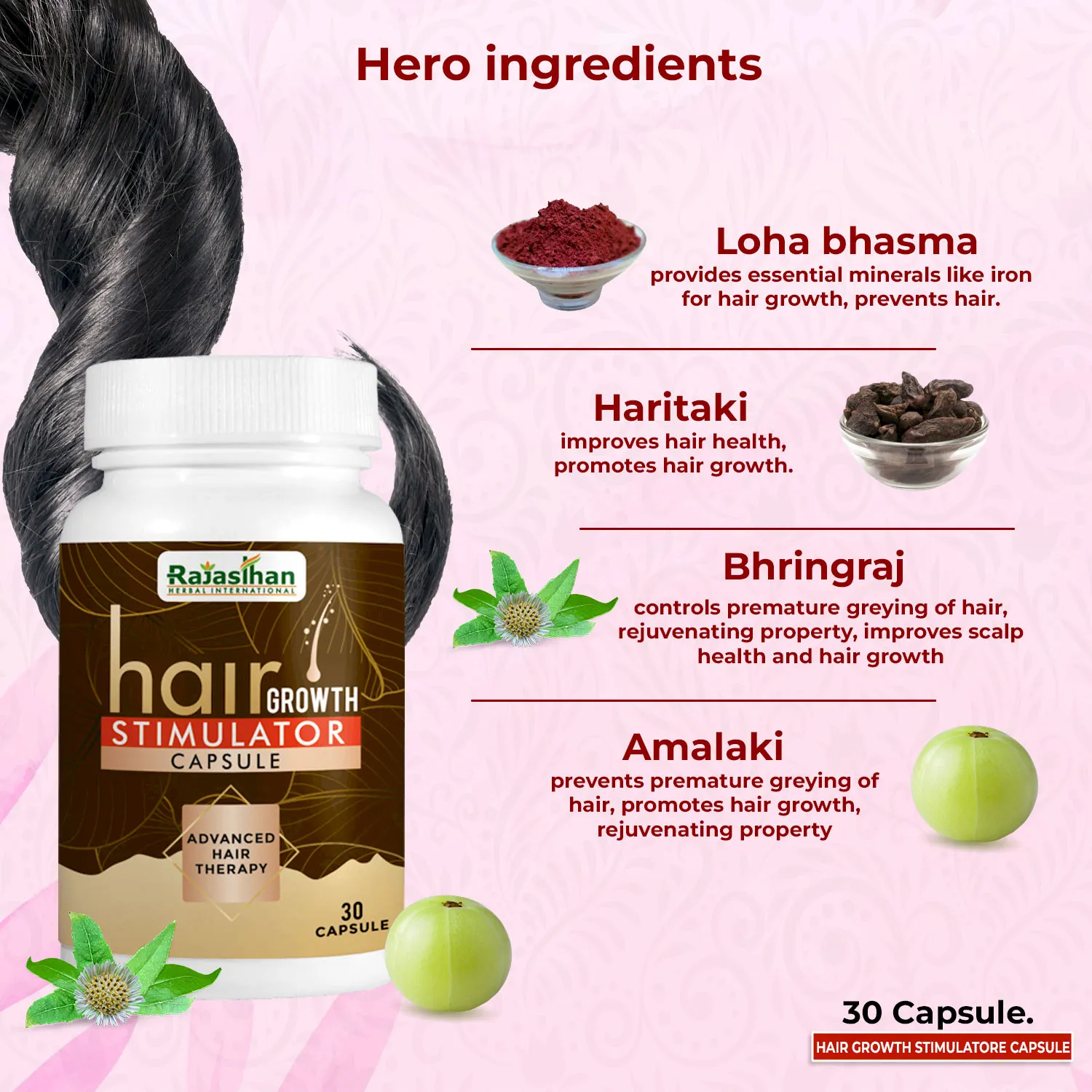 hair growth stimulator capsule key ingredients