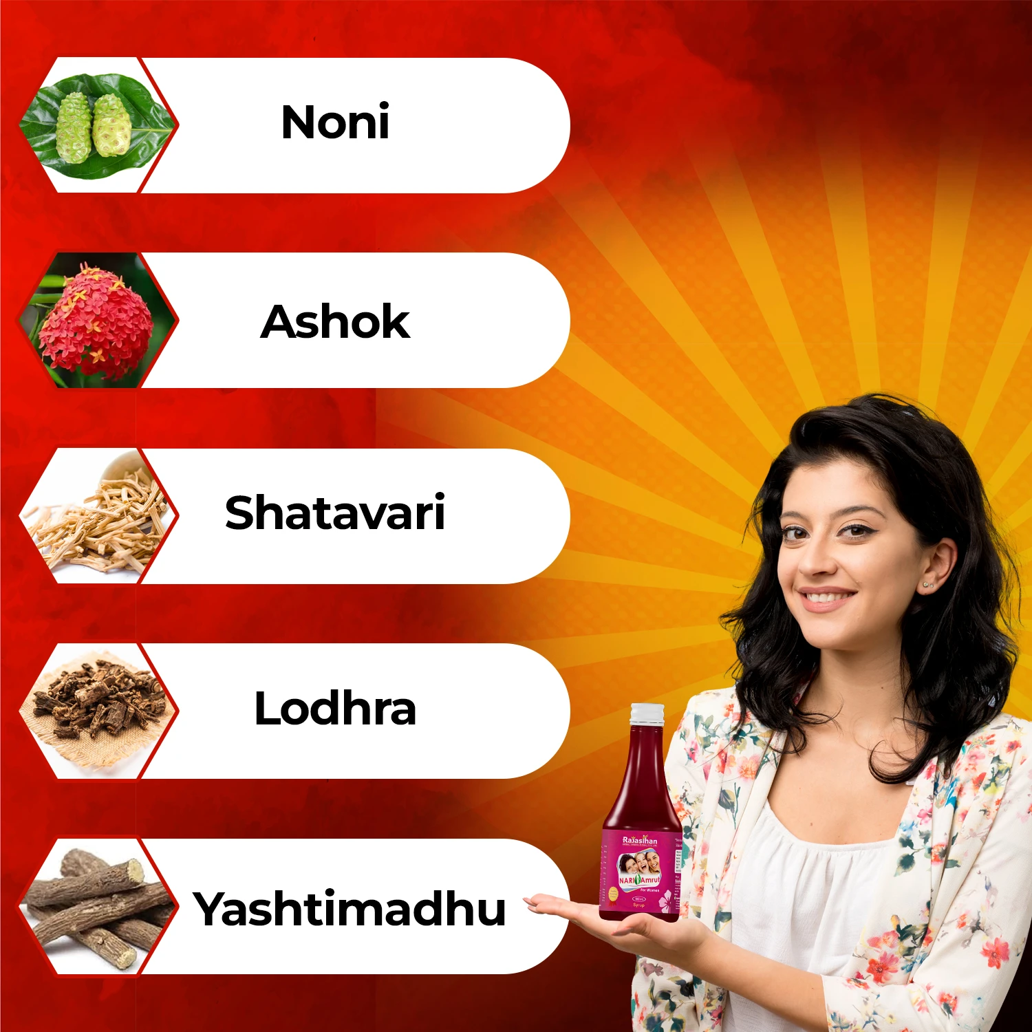 herbs in nari amrut syrup