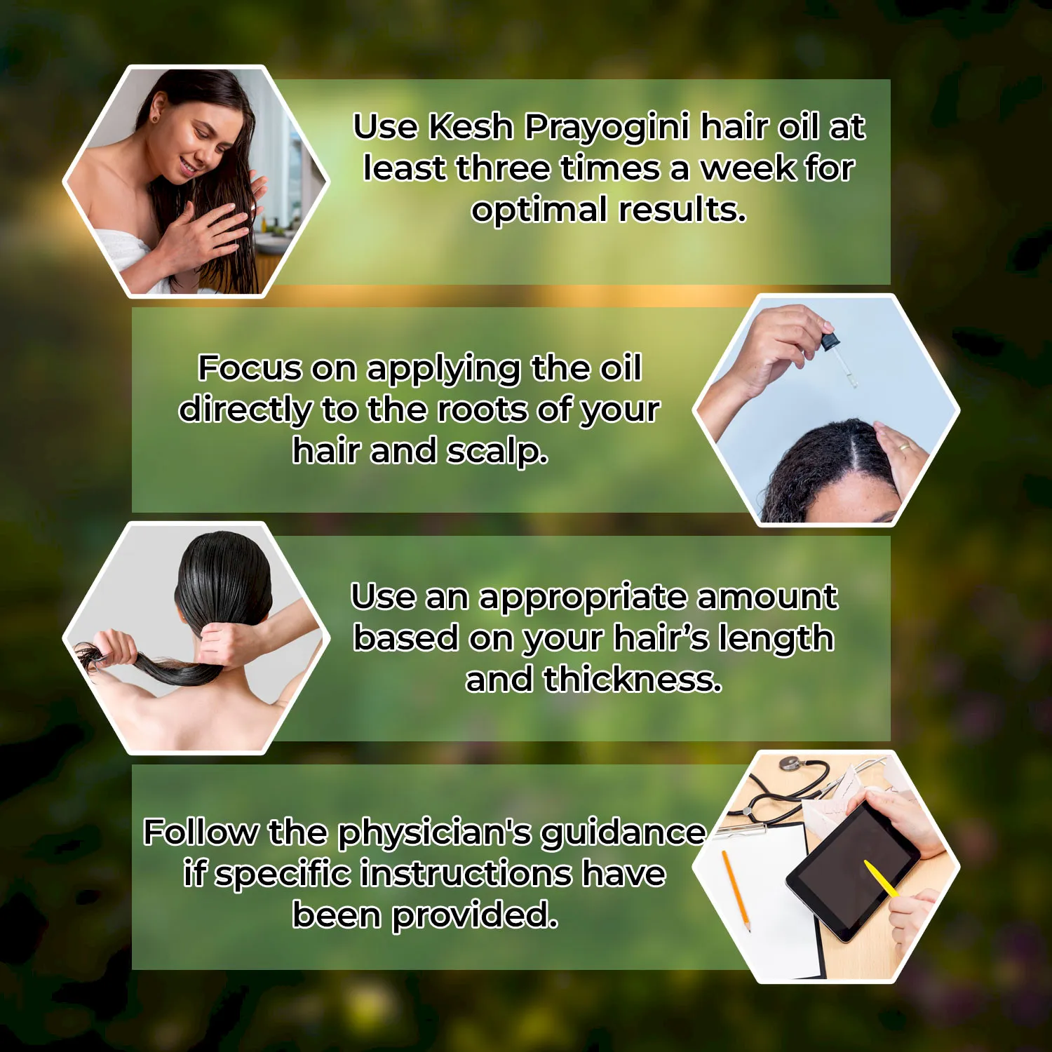 how to use kesh prayogini hair oil