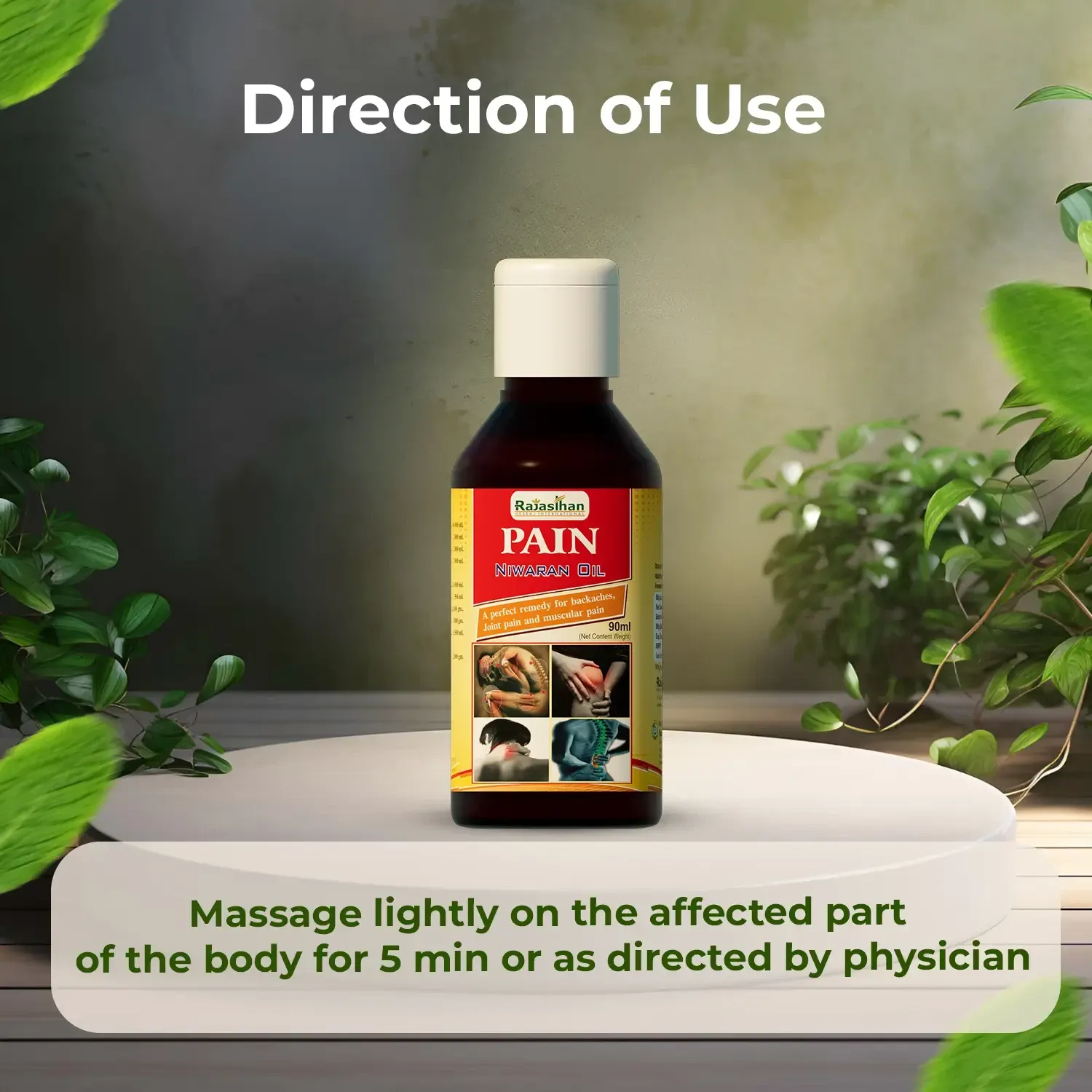 how to use pain niwaran oil