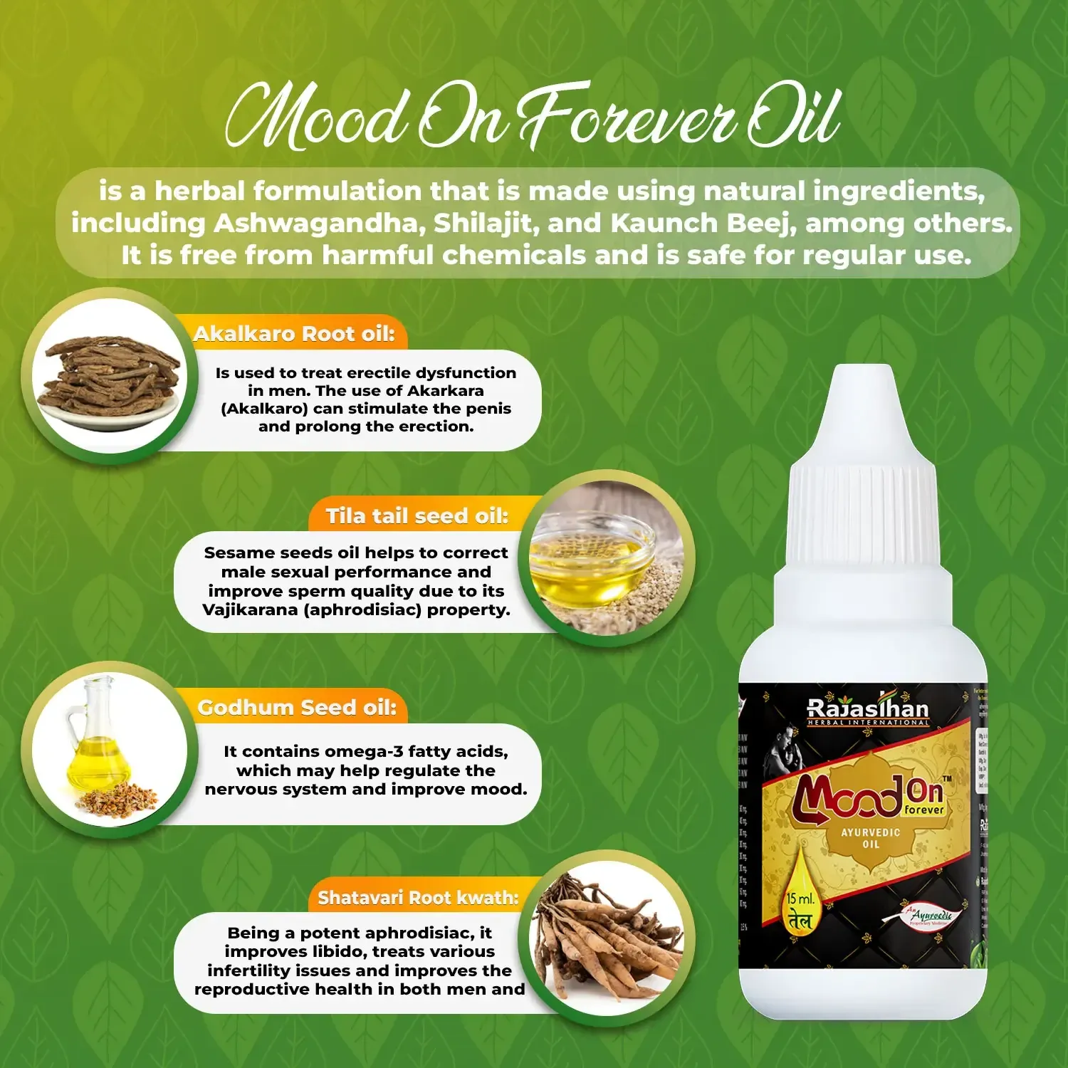 key benefits of mood on forever oil