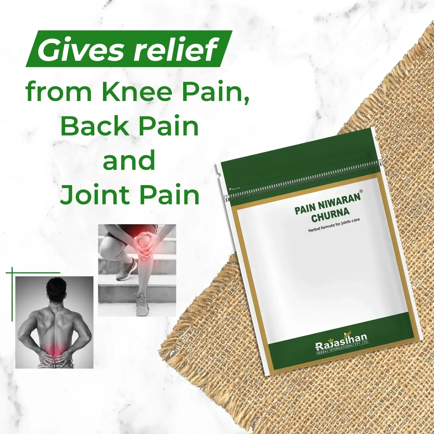 pain niwaran churna relief from knee pain