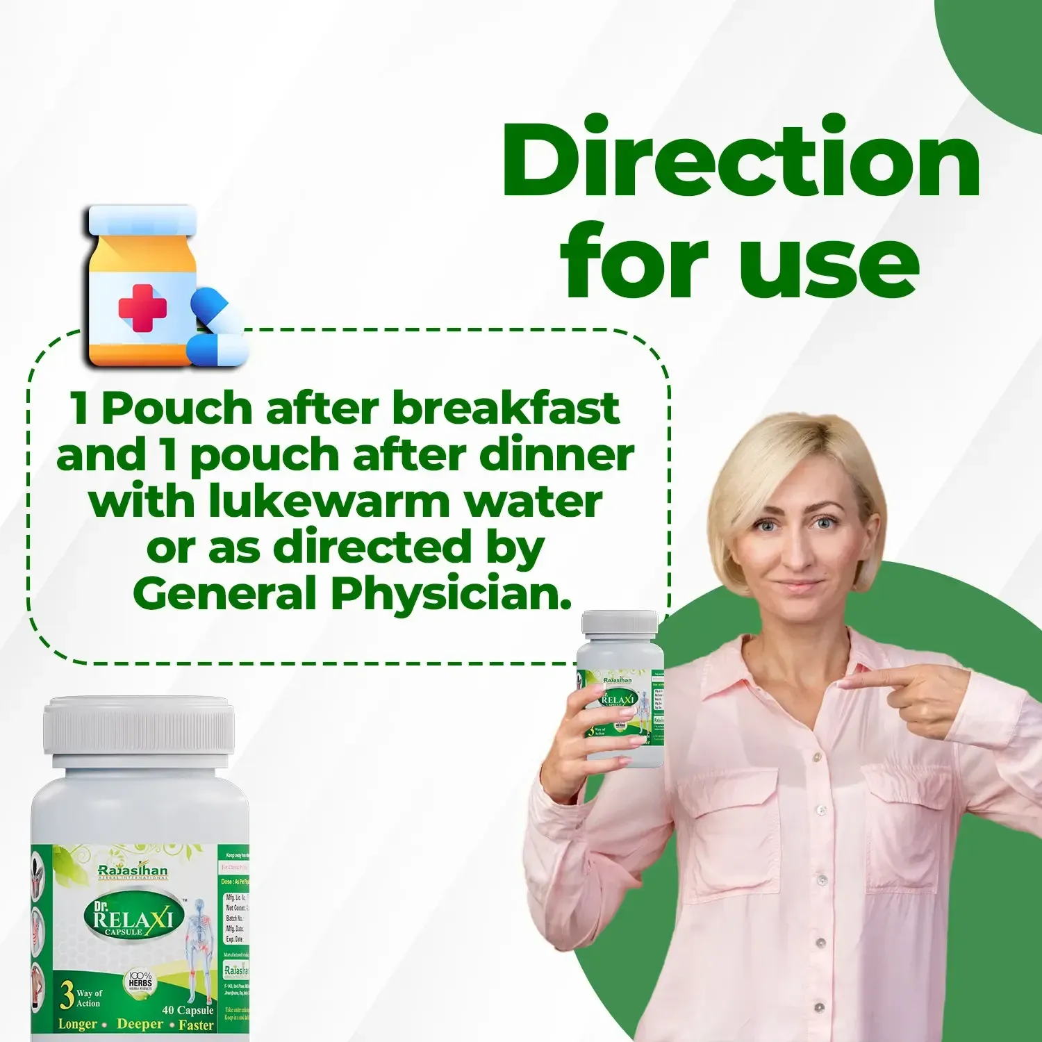 dosages of dr relaxi capsule