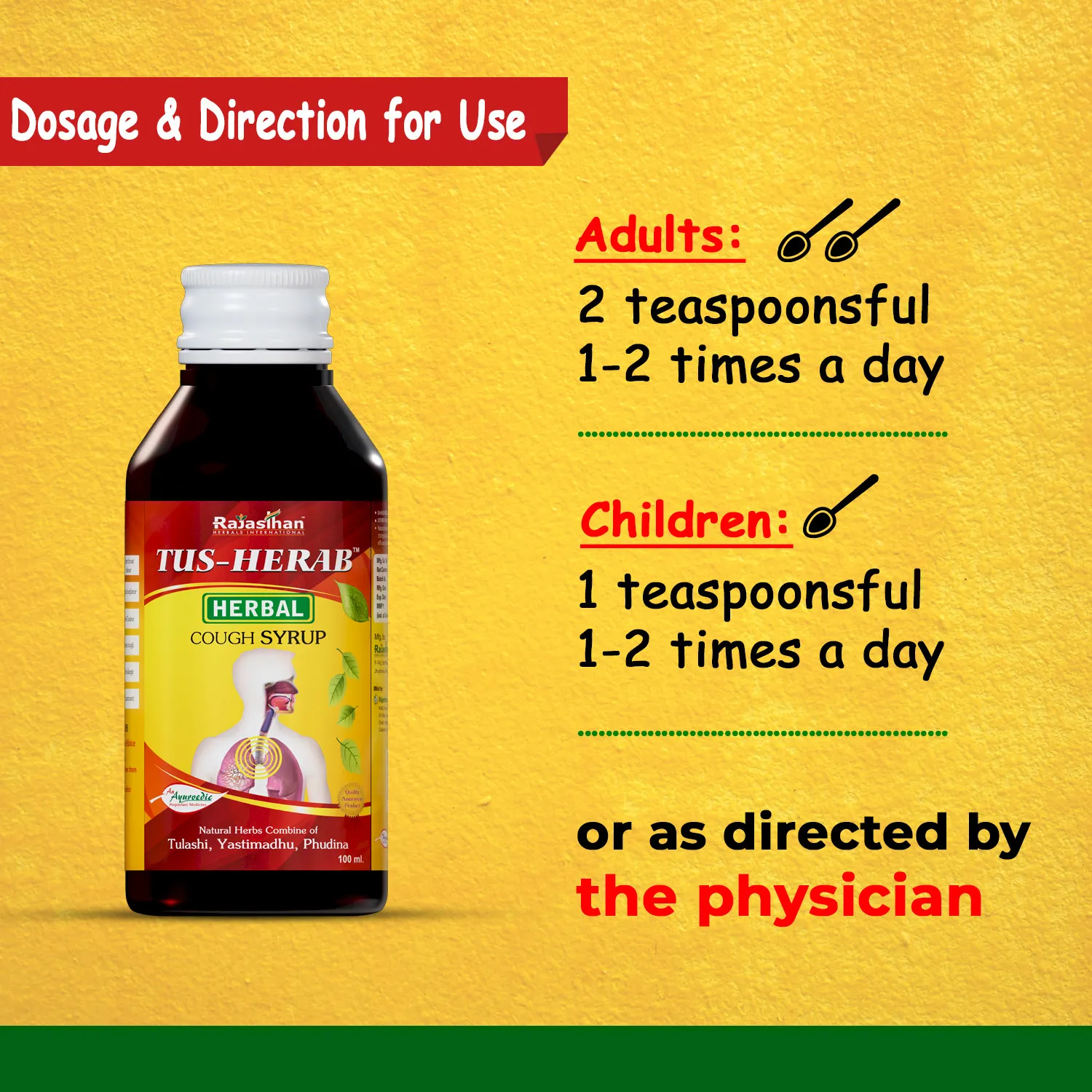 dosages of tus herab cough syrup