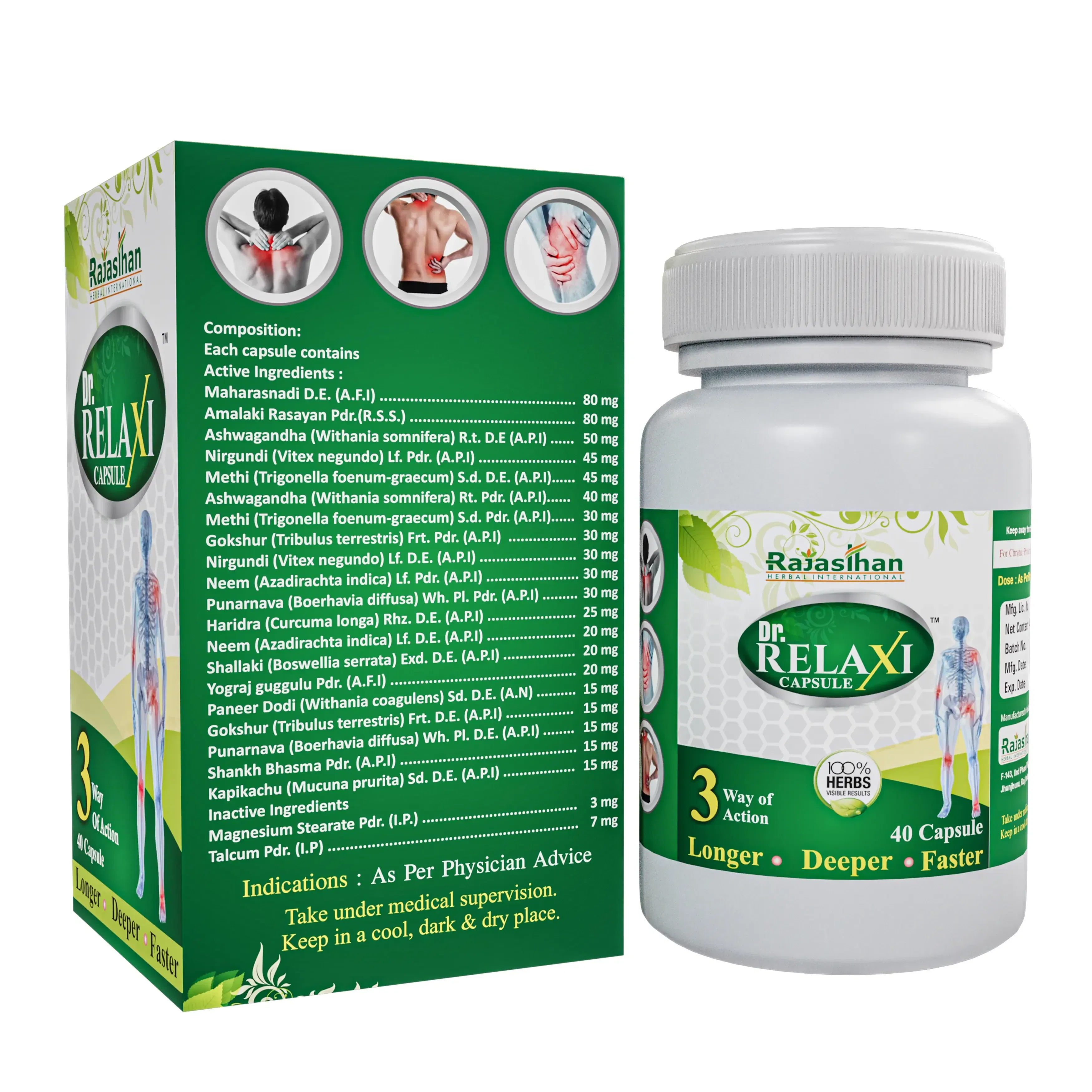 dr relaxi capsule key ingredients