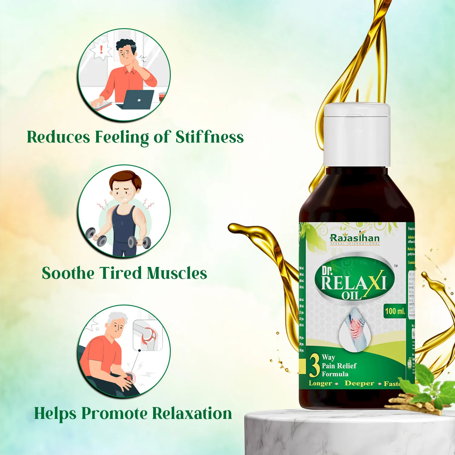 effective pain relief herbal oil