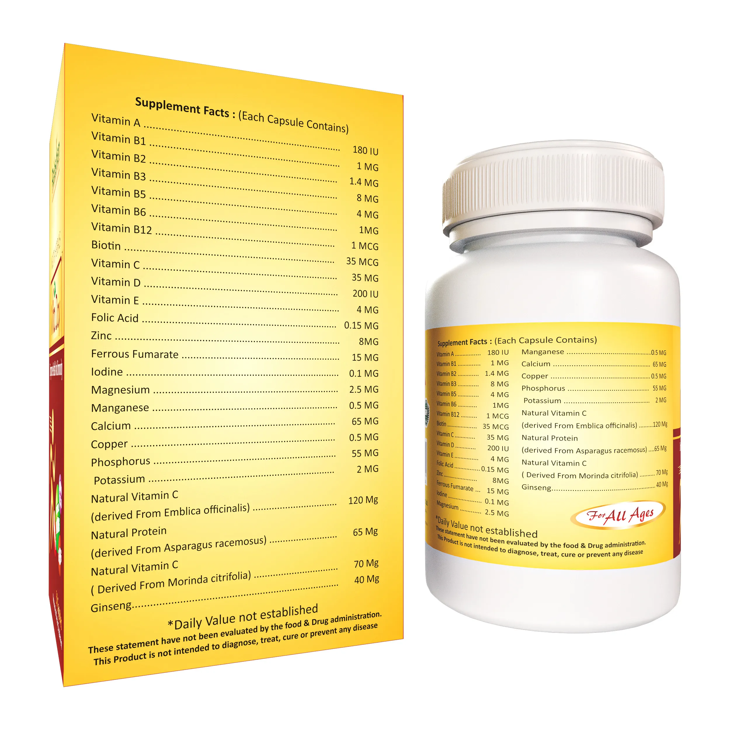 neutra herbals vita day capsule multi vitamin supplement