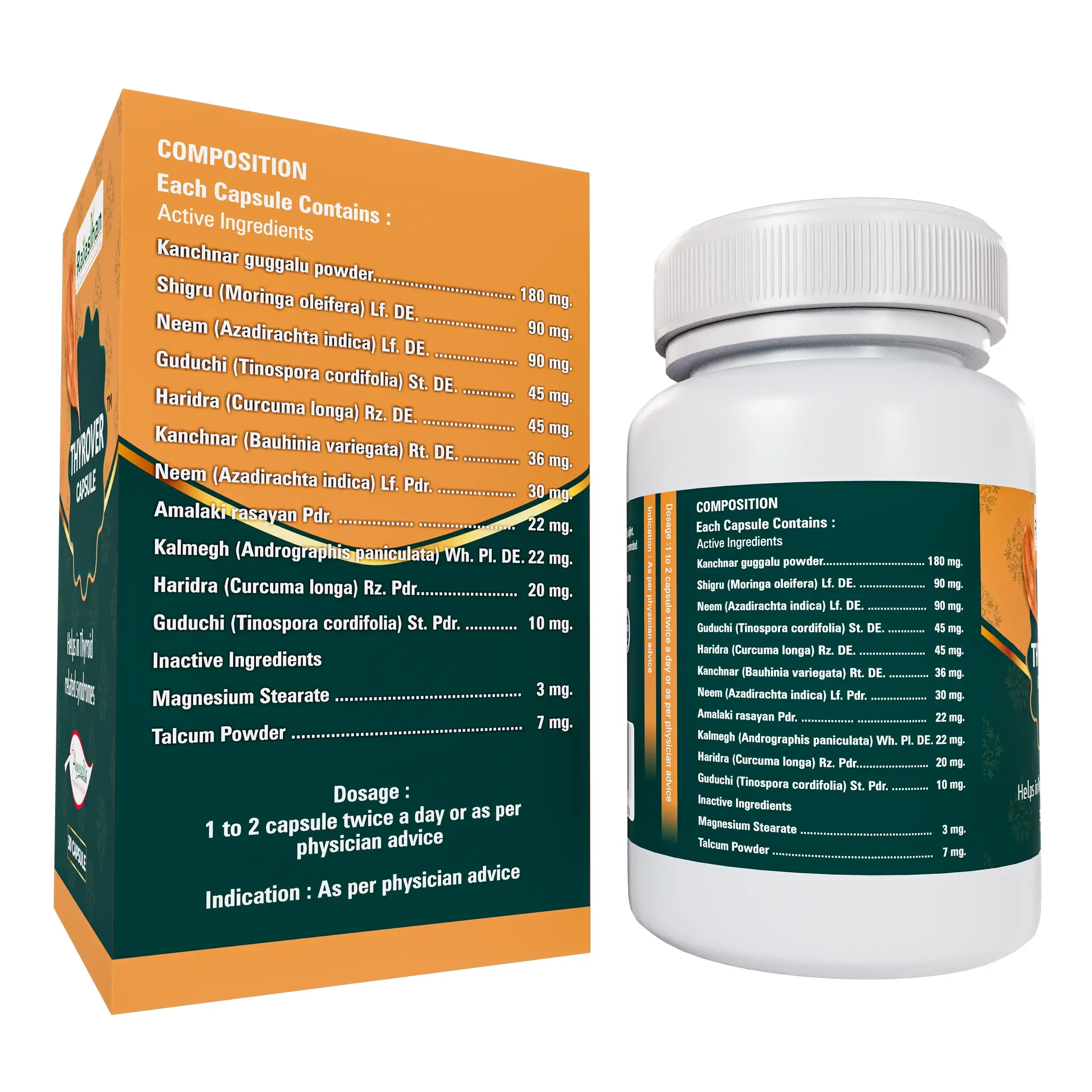 thyrover capsule ingredients