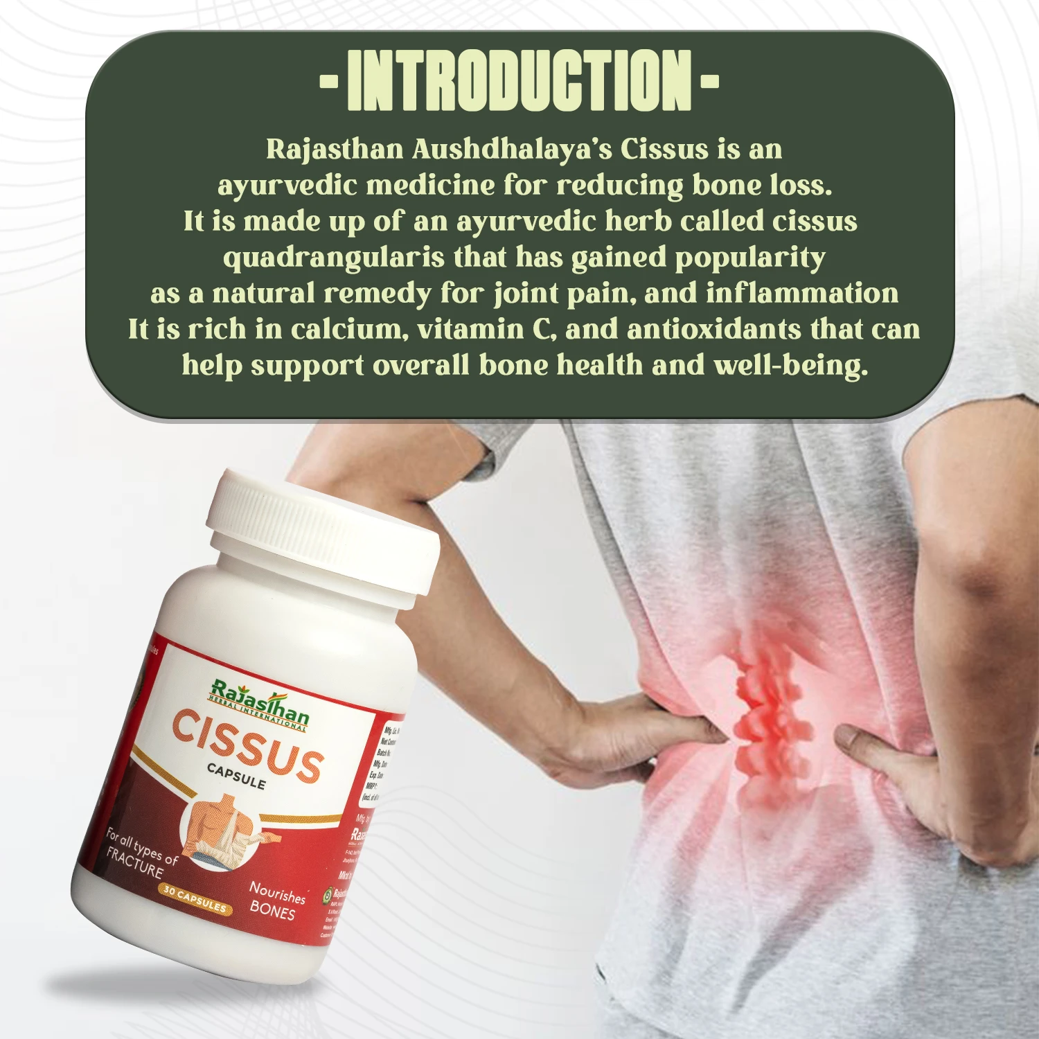 cissus capsule usage