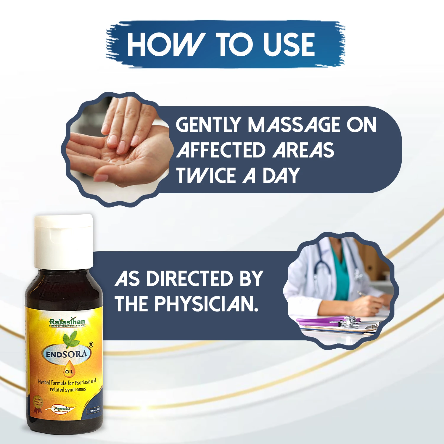 how to use endsora oil
