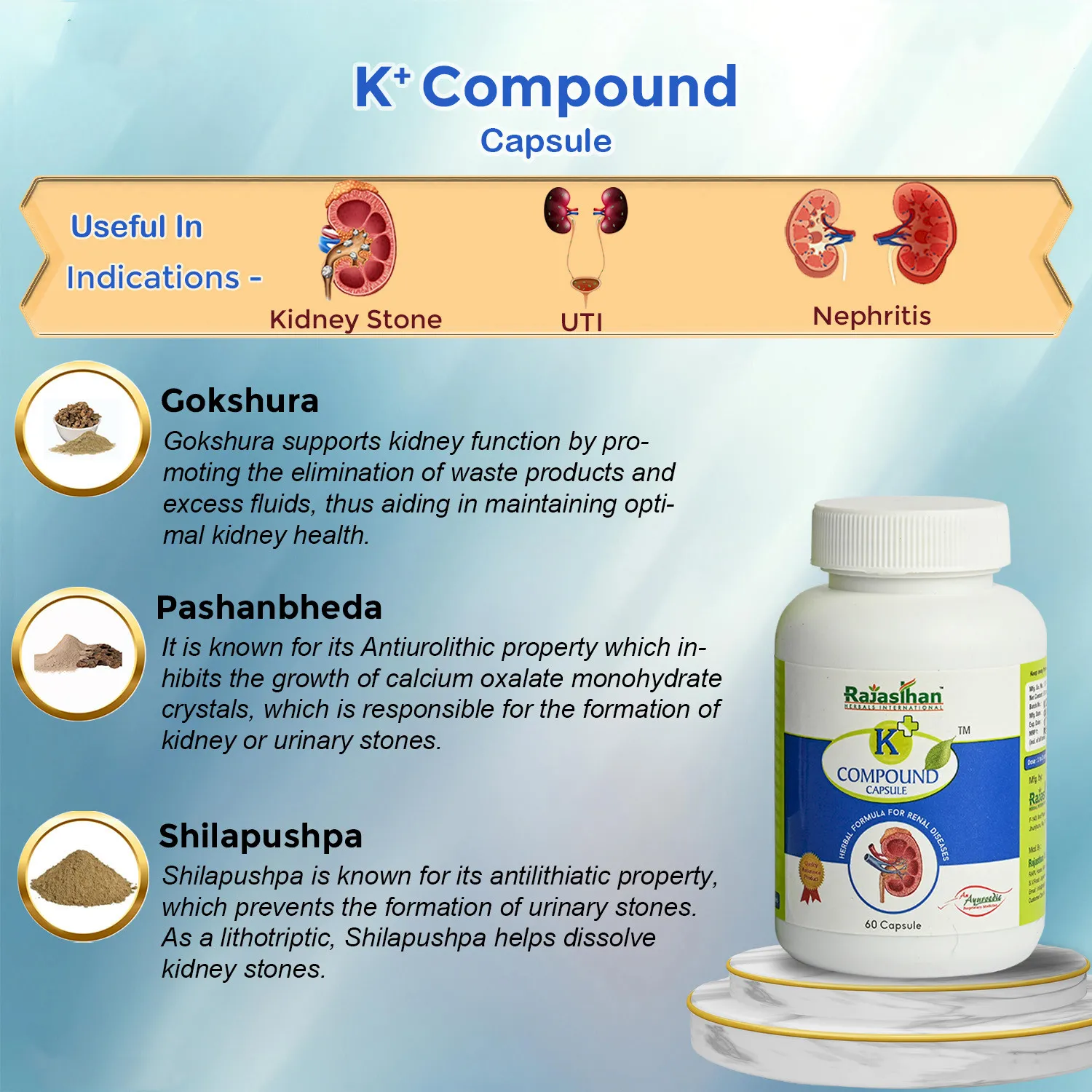 k plus compound capsule herbs and benefits