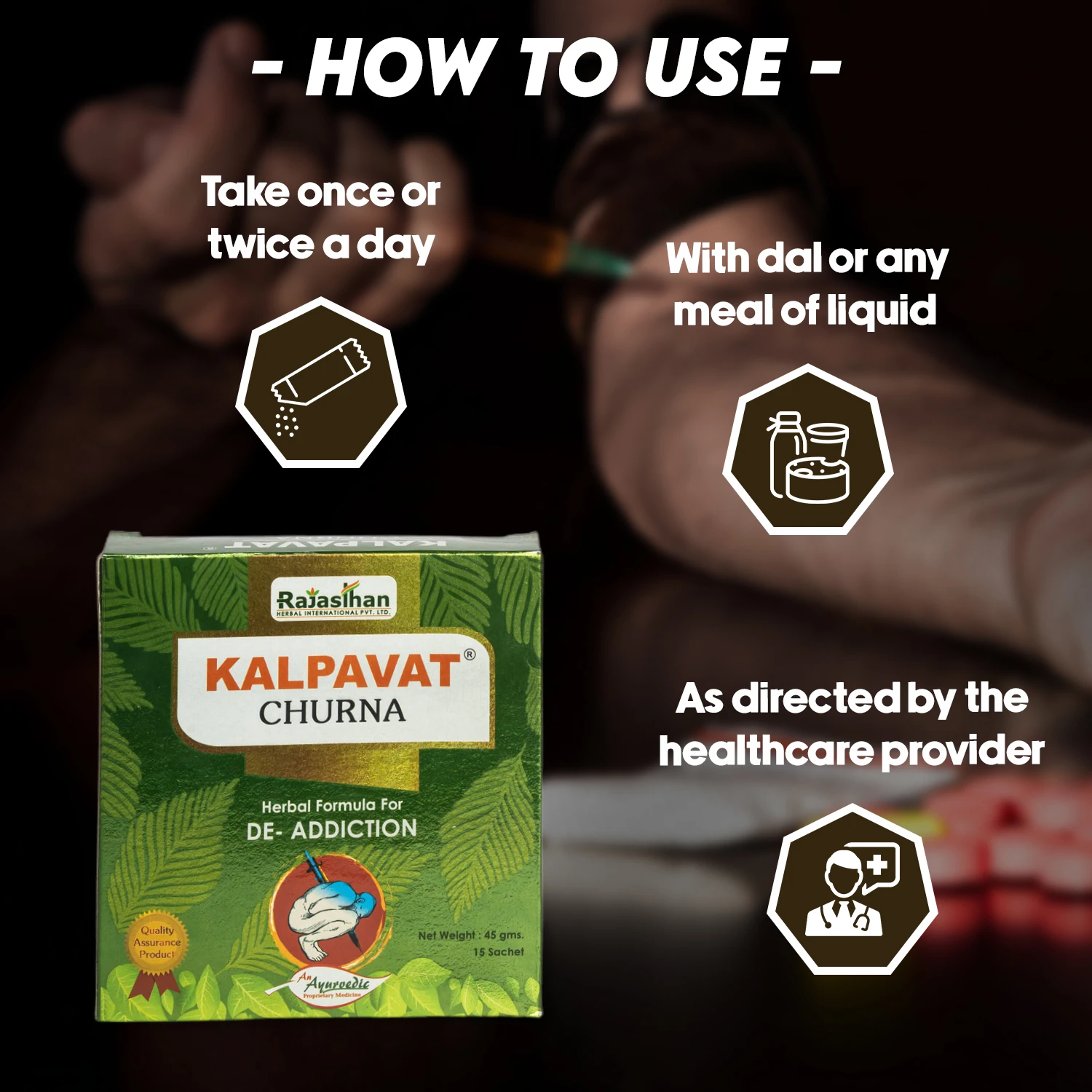 how to use kalpavat churna