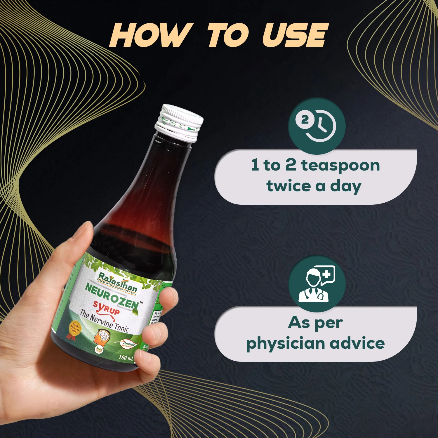 how to use neurozen syrup