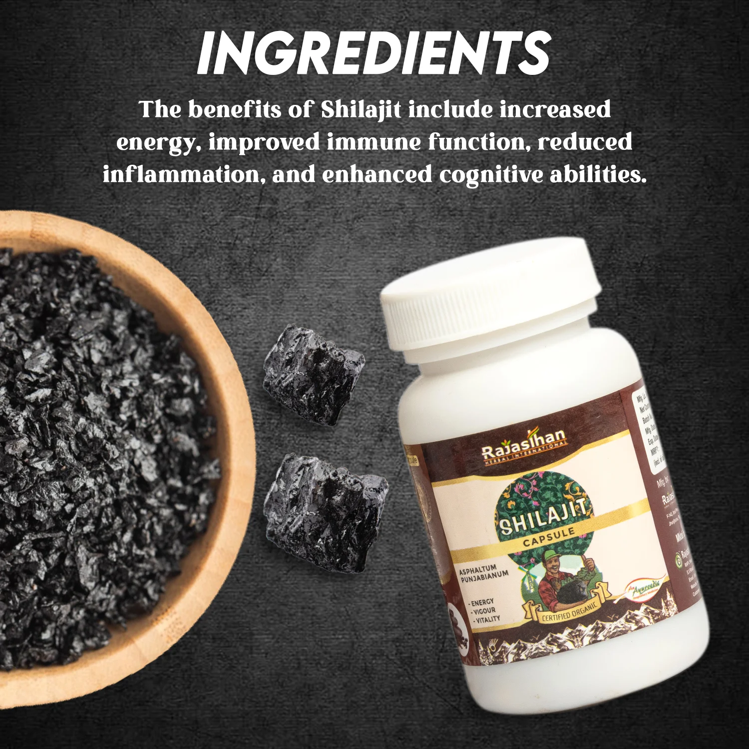 ingredients of shilajit capsule