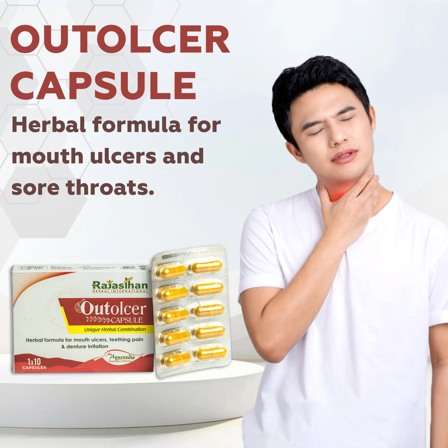 herbal formula for mouth ulcers and sore throat