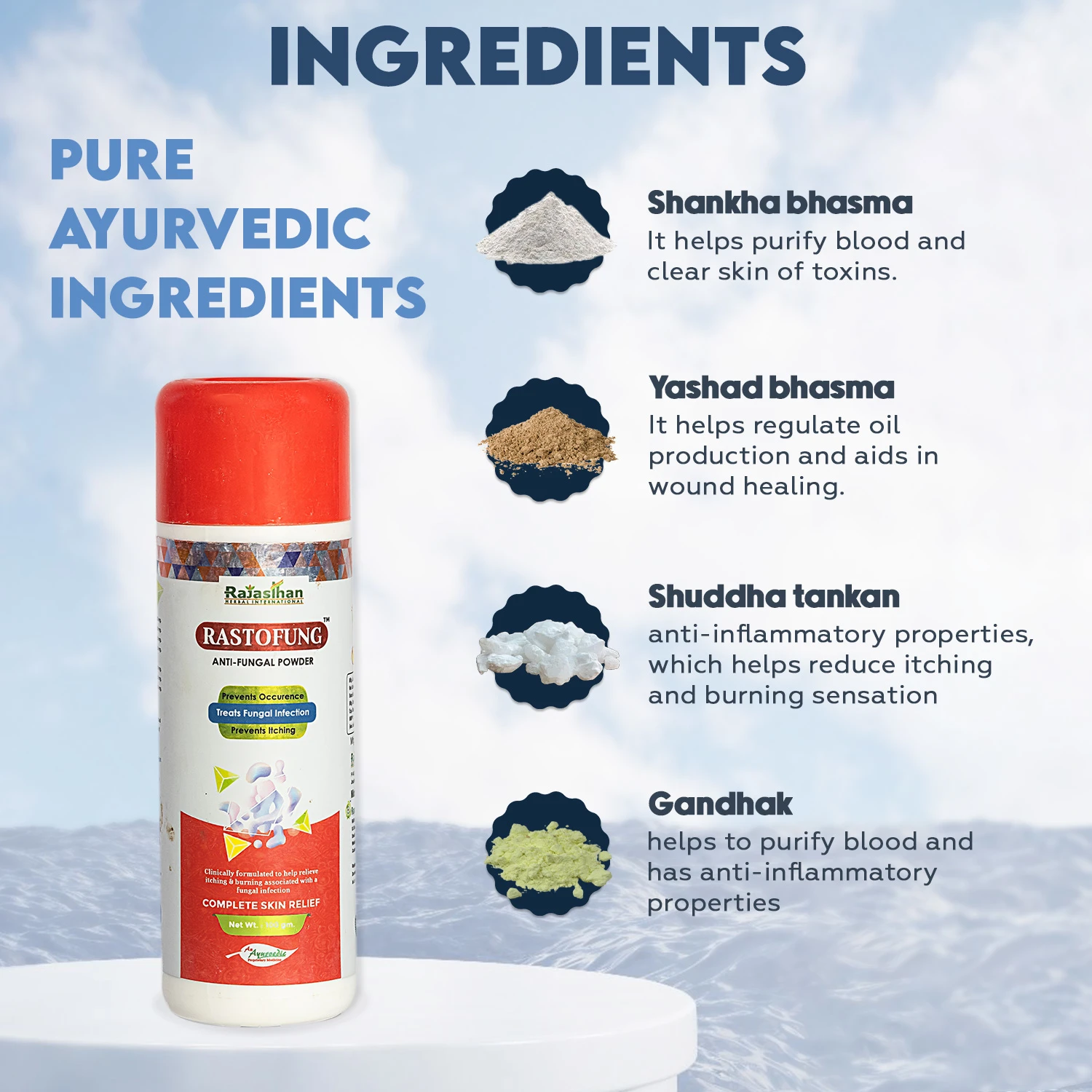 ingredients in rastofung powder