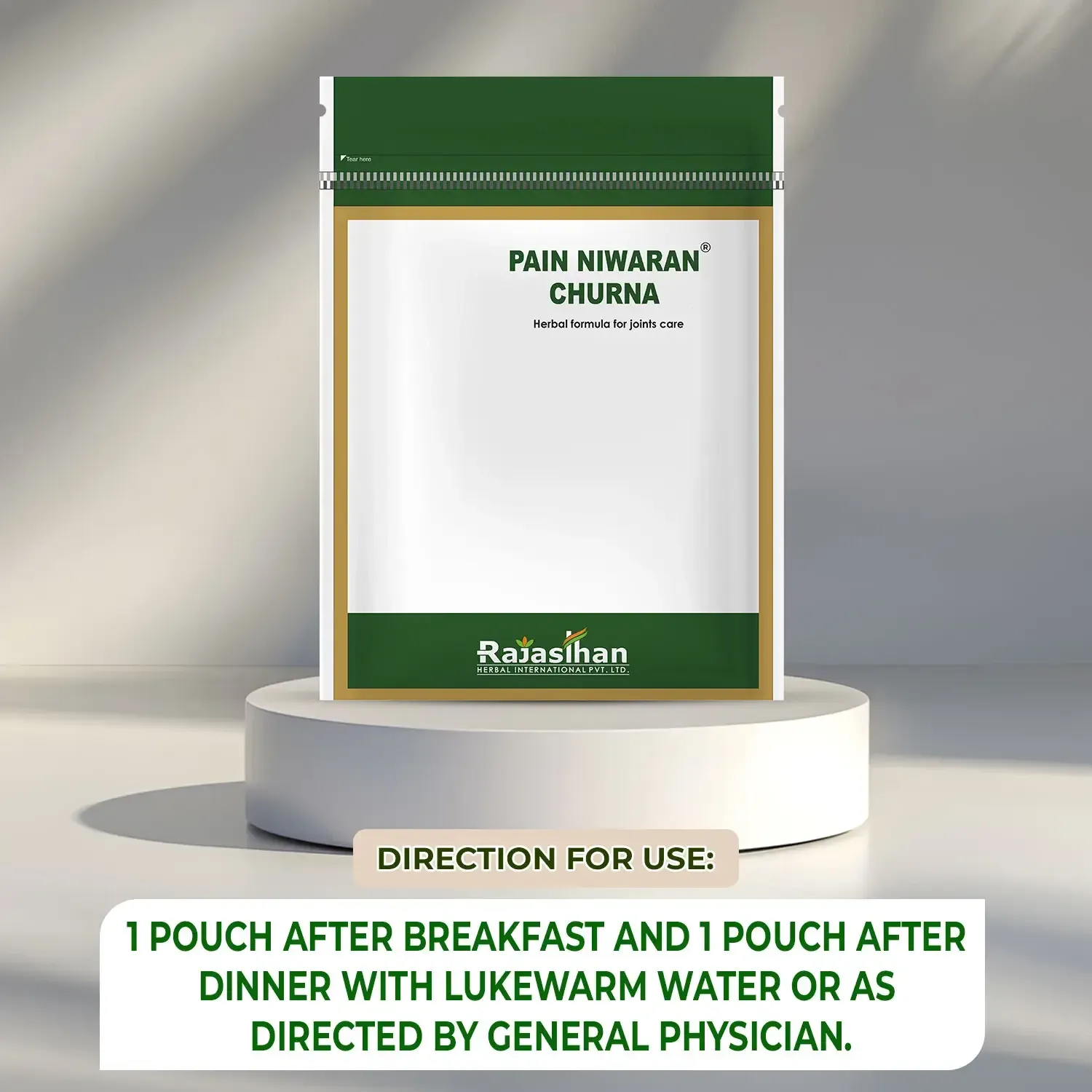 doses direction to use pain niwaran churna
