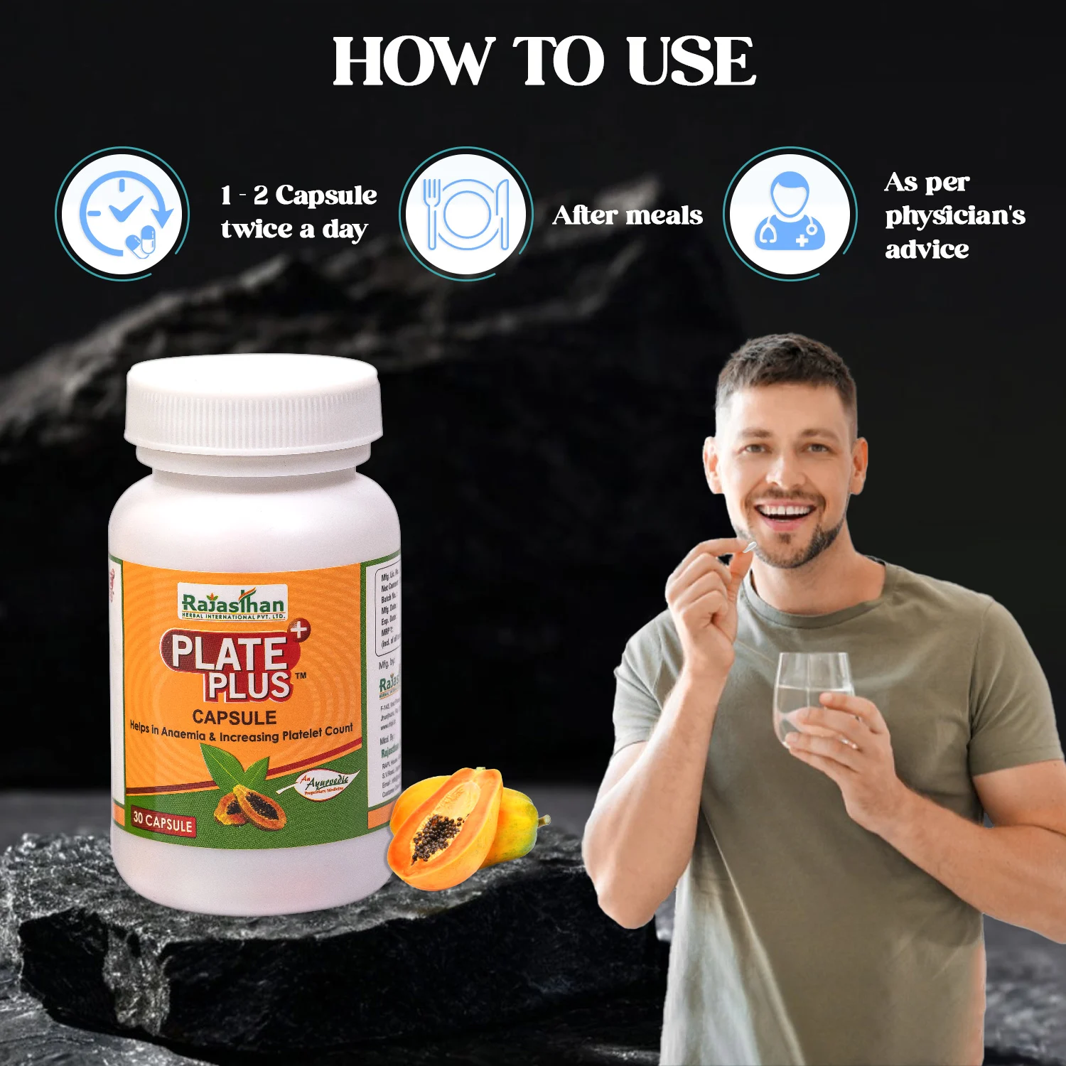 dosage of plate plus capsule2
