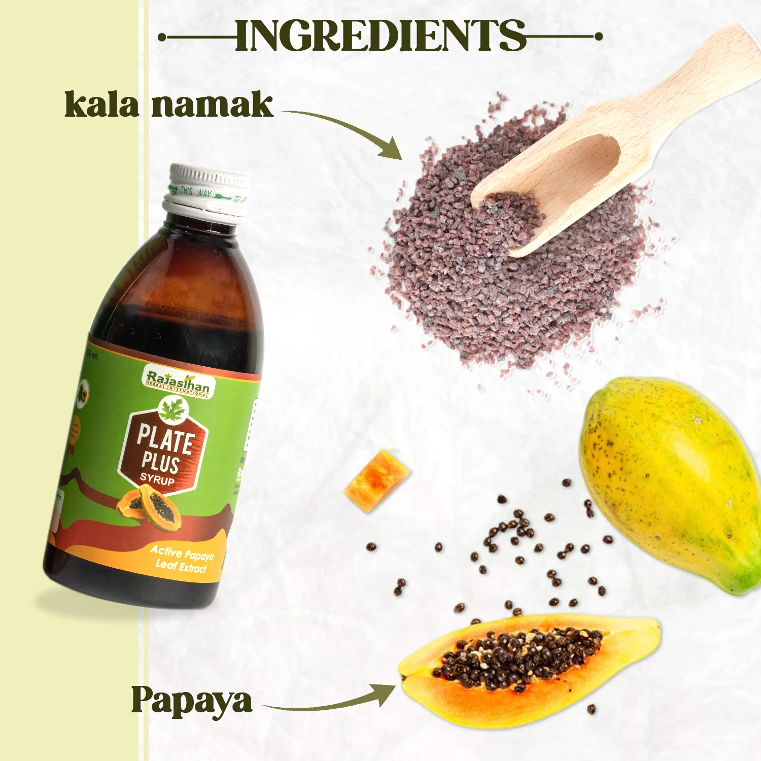 ingredients in plate plus syrup